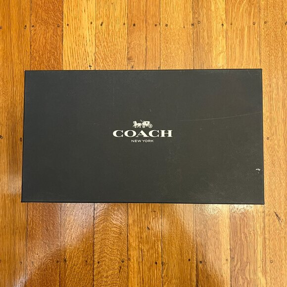 COACH Mary Lock Up Loafers – Black Pebble Leather, Size 7, New with Box - Picture 3 of 9